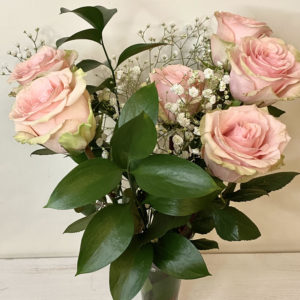 Bundle of 6 Pink Roses